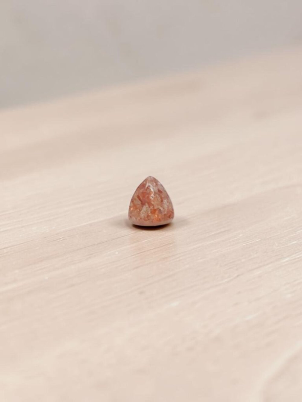0.73 Carat Triangular Sunstone Gemstone